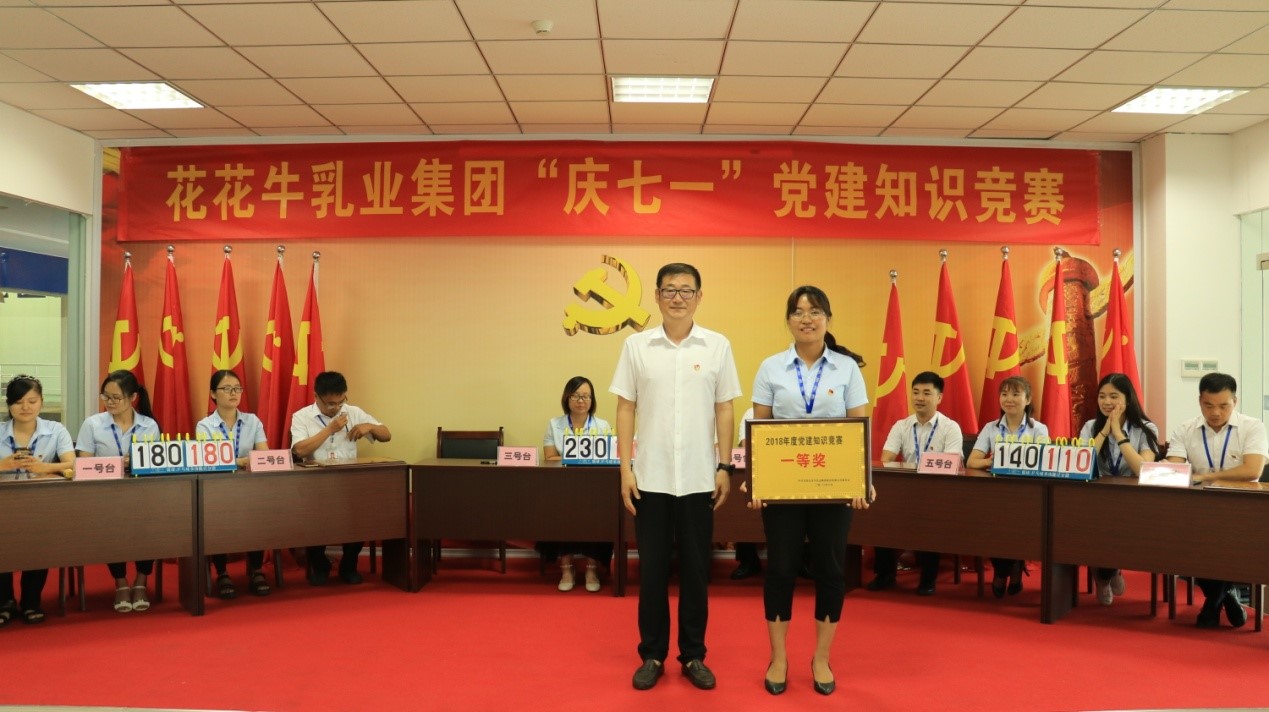 知识竞赛争先锋   比学赶超展风采 —— 中欧（中国）乳业集团党委举办庆 “七一”党建知识竞赛