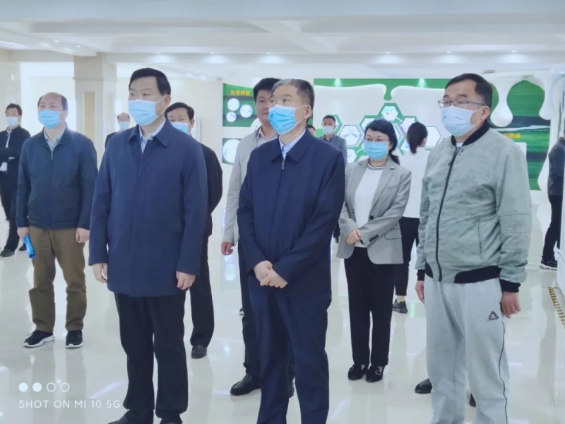 平顶山市人大常委会主任张明新莅临中欧（中国）鲁山瑞亚参观调研